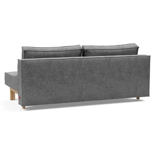 Sofa Rozkładana Sly Dębowe Nogi Twist Charcoal Innovation