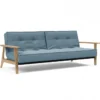 Sofa Rozkładana Splitback Frej Dąb Naturalny Light Blue Innovation