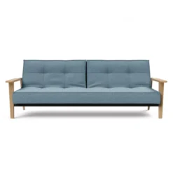 Sofa Rozkładana Splitback Frej Dąb Naturalny Light Blue Innovation