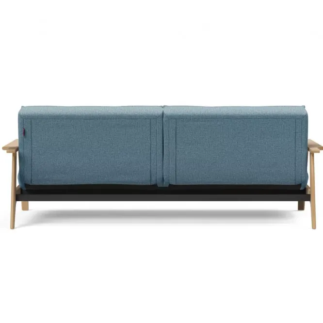 Sofa Rozkładana Splitback Frej Dąb Naturalny Light Blue Innovation