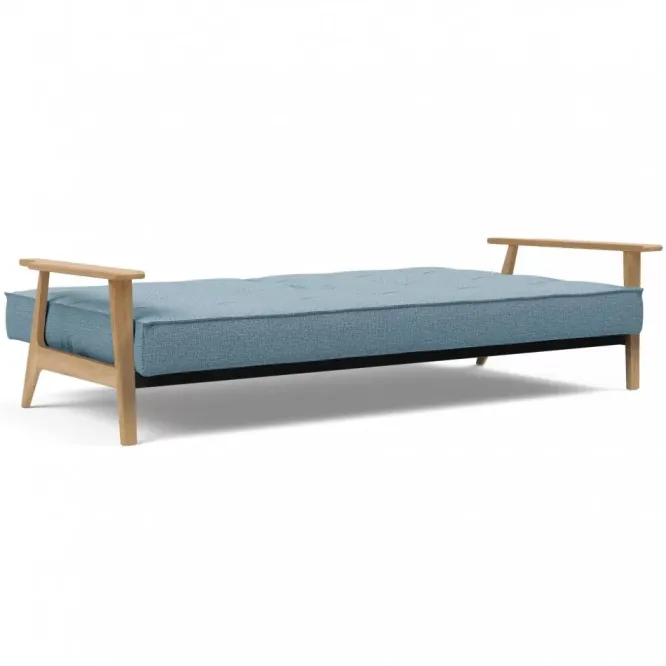 Sofa Rozkładana Splitback Frej Dąb Naturalny Light Blue Innovation