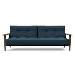 Sofa Rozkładana Splitback Frej Dąb Przydymiony Argus Navy Blue Innovation