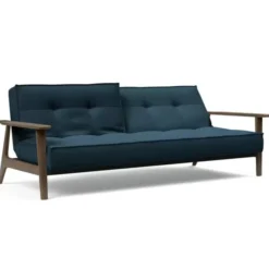 Sofa Rozkładana Splitback Frej Dąb Przydymiony Argus Navy Blue Innovation