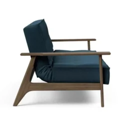 Sofa Rozkładana Splitback Frej Dąb Przydymiony Argus Navy Blue Innovation