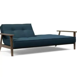 Sofa Rozkładana Splitback Frej Dąb Przydymiony Argus Navy Blue Innovation