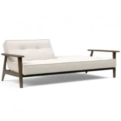 Sofa Rozkładana Splitback Frej Dąb Przydymiony Boucle Off White Innovation