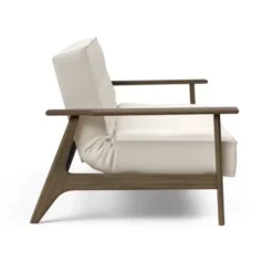 Sofa Rozkładana Splitback Frej Dąb Przydymiony Boucle Off White Innovation