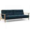 Sofa Rozkładana Splitback Frej Dąb Naturalny Navy Blue Innovation
