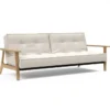 Sofa Rozkładana Splitback Frej Dąb Naturalny Boucle Off-White Innovation