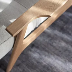 Sofa Rozkładana Splitback Frej Dąb Naturalny Boucle Off-White Innovation