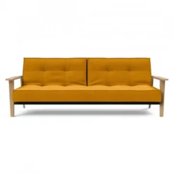 Sofa Rozkładana Splitback Frej Dąb Naturalny Burned Curry Innovation