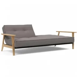 Sofa Rozkładana Splitback Frej Dąb Naturalny Dance Grey Innovation