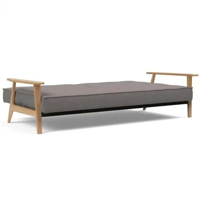 Sofa Rozkładana Splitback Frej Dąb Naturalny Dance Grey Innovation