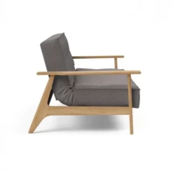 Sofa Rozkładana Splitback Frej Dąb Naturalny Dance Grey Innovation