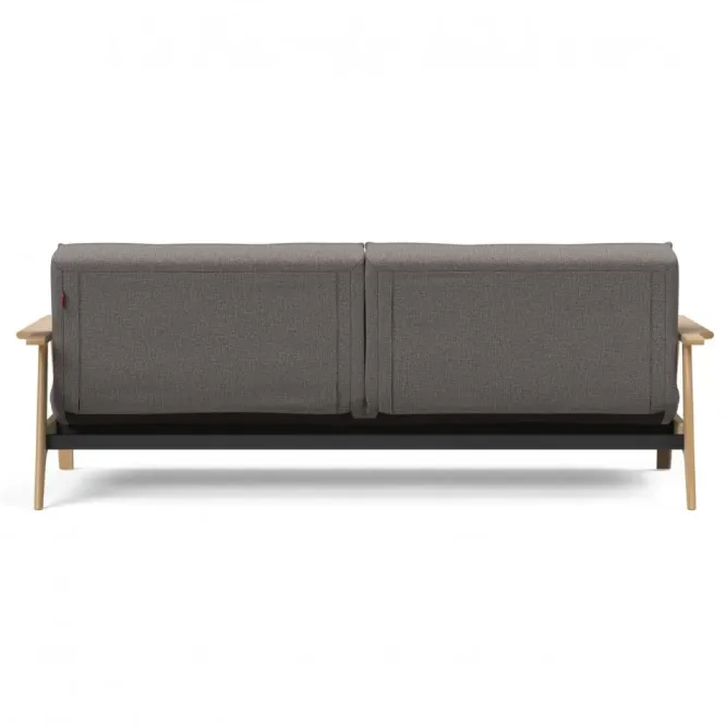 Sofa Rozkładana Splitback Frej Dąb Naturalny Dance Grey Innovation