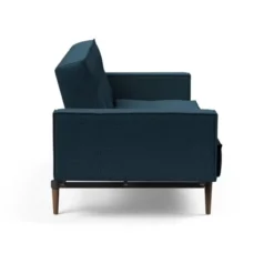 Sofa Rozkładana Splitback Z Podłokietnikami Navy Blue Innovation