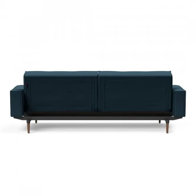 Sofa Rozkładana Splitback Z Podłokietnikami Navy Blue Innovation