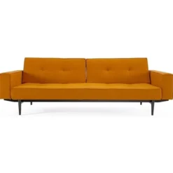 Sofa Rozkładana Splitback Z Podłokietnikami Burned Curry Innovation