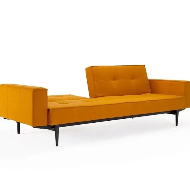 Sofa Rozkładana Splitback Z Podłokietnikami Burned Curry Innovation