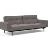 Sofa Rozkładana Splitback Z Podłokietnikami Dance Grey Innovation