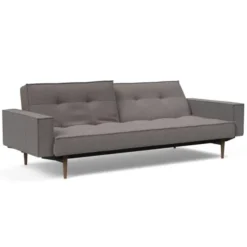 Sofa Rozkładana Splitback Z Podłokietnikami Dance Grey Innovation