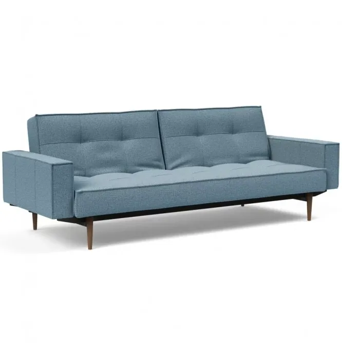 Sofa Rozkładana Splitback Z Podłokietnikami Light Blue Innovation