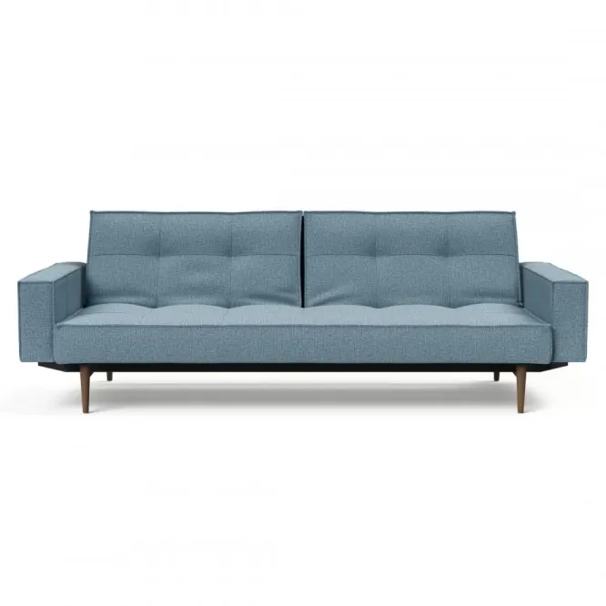 Sofa Rozkładana Splitback Z Podłokietnikami Light Blue Innovation
