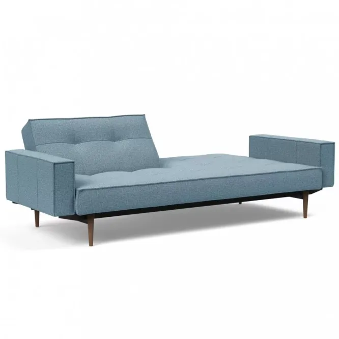 Sofa Rozkładana Splitback Z Podłokietnikami Light Blue Innovation