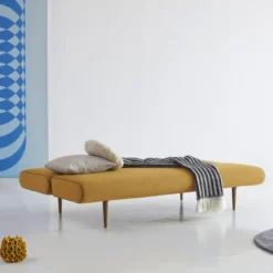 Sofa Rozkładana Unfurl Boucle Ochre Innovation