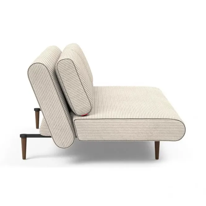 Sofa Rozkładana Unfurl Lounger Corduroy Ivory Innovation