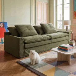 Sofa Sake 3 Osobowa Ribcord Grey Furninova