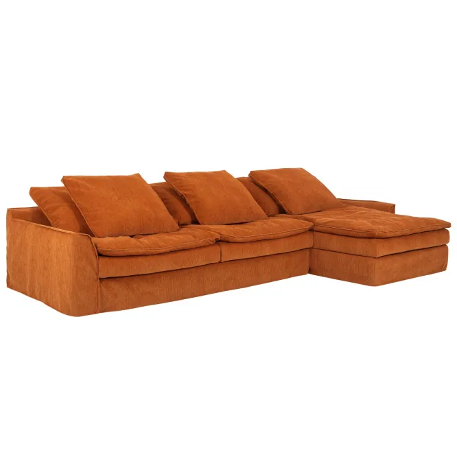 Sofa Sake Z Szezlongiem Manchester Orange Furninova