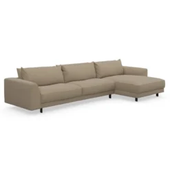 Sofa Samba Z Szezlongiem 351X163 Cm Piaskowa