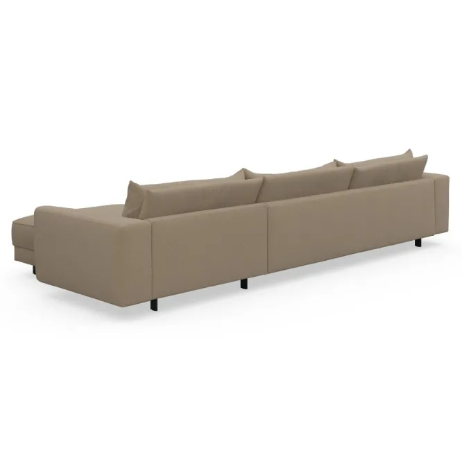 Sofa Samba Z Szezlongiem 351X163 Cm Piaskowa
