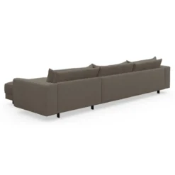 Sofa Samba Z Szezlongiem 351X163 Cm Szara