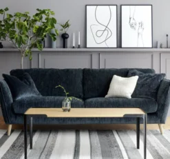 Sofa Stella 3 Seater Atropa Dark Blue Sits