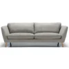 Sofa Stella 3 Seater Snake Light Grey Sits