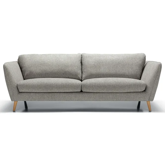 Sofa Stella 3 Seater Snake Light Grey Sits