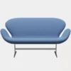 Sofa Swan Capture Instant Blue Fritz Hansen
