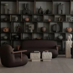Sofa Toe Z Podłokietnikami Brązowa 101 Copenhagen