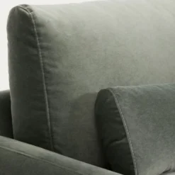 Sofa Veliro 3 Osobowa Aksamitna Zielona Kave Home
