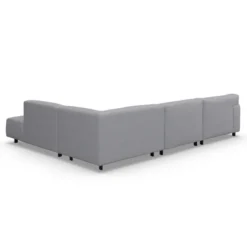 Sofa Vesta High Narożna 330X244 Cm Jasnoszara