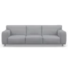Sofa Vesta High 4 Osobowa 260 Cm Jasnoszara