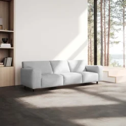 Sofa Vesta High 4 Osobowa 260 Cm Jasnoszara