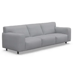 Sofa Vesta High 4 Osobowa 260 Cm Jasnoszara