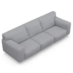 Sofa Vesta High 4 Osobowa 260 Cm Jasnoszara