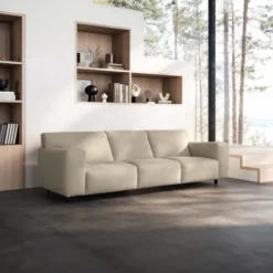 Sofa Vesta High 4 Osobowa 260 Cm Piaskowa