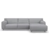 Sofa Vesta High Z Szezlongiem 301X160 Cm Jasnoszara