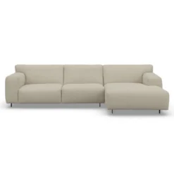 Sofa Vesta High Z Szezlongiem 301X160 Cm Piaskowa