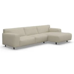 Sofa Vesta High Z Szezlongiem 301X160 Cm Piaskowa